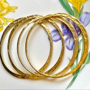 Veronese Stackable Bangles 925 Silver Gold Vermeil